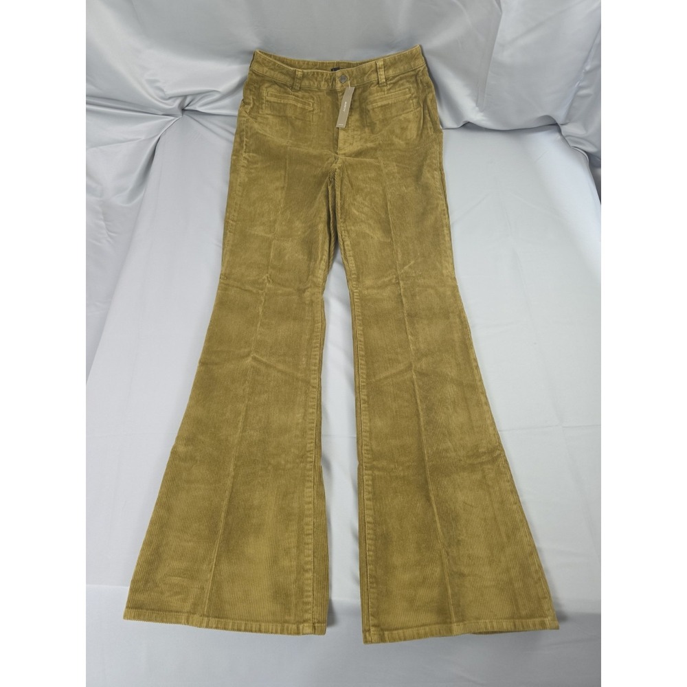 J Crew Pants Vintage Flare Women's 30T Tall Corduroy Pants Olive Green NWT